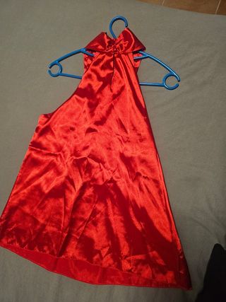 Blusa sin mangas roja