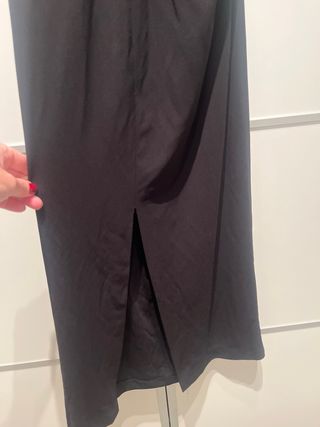 Vestido largo Zara negro
