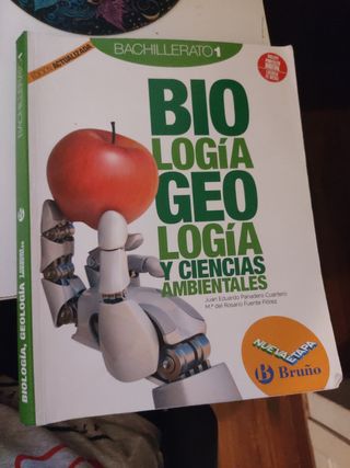 Libro biología, 1° bachillerato.