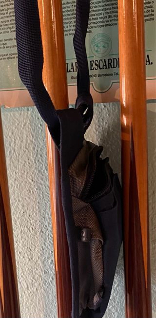 Bolso Bandolera Azul y Gris