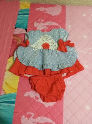 Vestido Dolce Petit niña T.3 meses