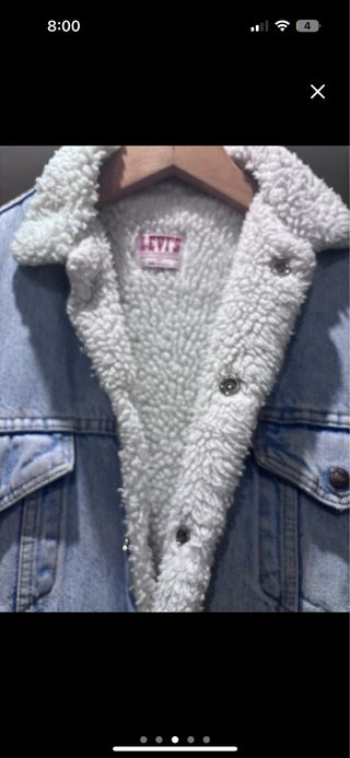 Tejana Levi's con borrego Made in USA