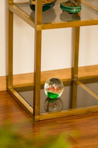 ESTANTERIA DE LATON ENVEJECIDO VINTAGE