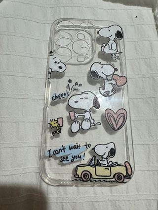 Funda iPhone 16 Pro Snoopy
