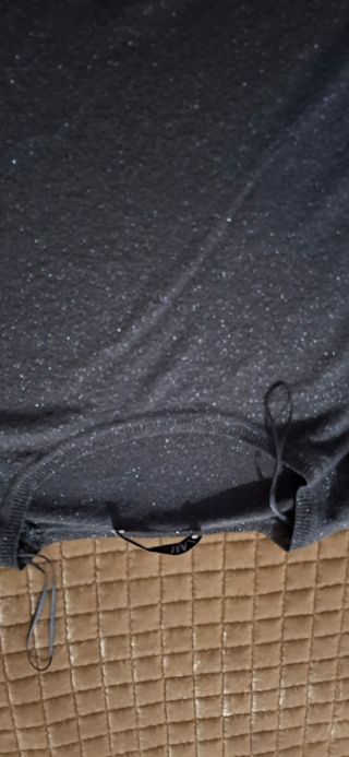 Jersey fino azul con brillos