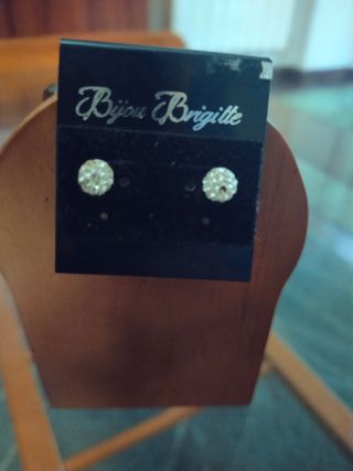 Pendientes Bijou Brigitte Plata Brillantes