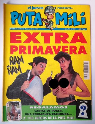 EL JUEVES PRESENTA PUTA MILI 14 revistas