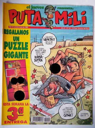 EL JUEVES PRESENTA PUTA MILI 14 revistas