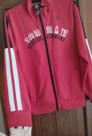 Sudadera Jordan Vintage Roja y Negra