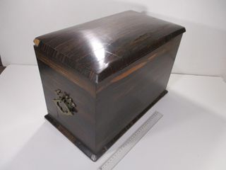 NO ENVÍO - ART DÉCO ANTIGUO COFRE SECRETER VIAJE