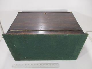 NO ENVÍO - ART DÉCO ANTIGUO COFRE SECRETER VIAJE