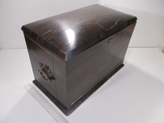 NO ENVÍO - ART DÉCO ANTIGUO COFRE SECRETER VIAJE