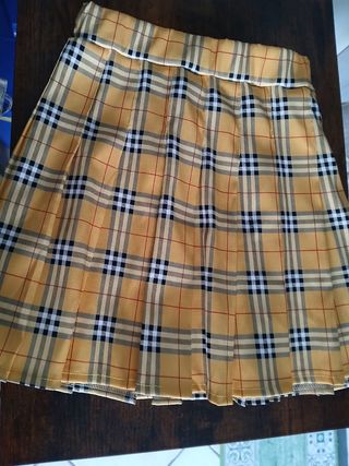 Gonnellina corta a quadri