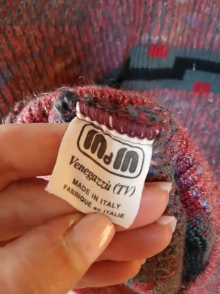 Maglione fantasia geometrica uomo