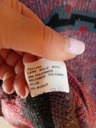 Maglione fantasia geometrica uomo