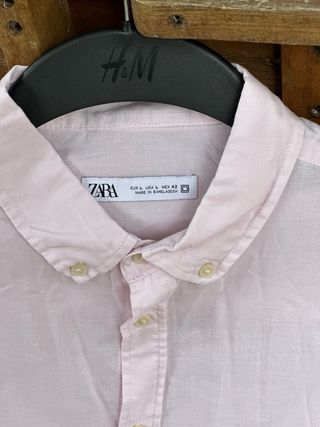 Camisa rosa Zara