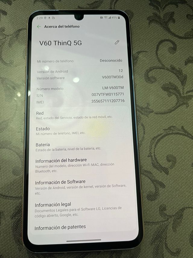 LG V60 5G Multicolor