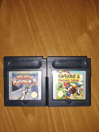 Juegos Game Boy: Bugs Bunny, Conker's Pocket Tales