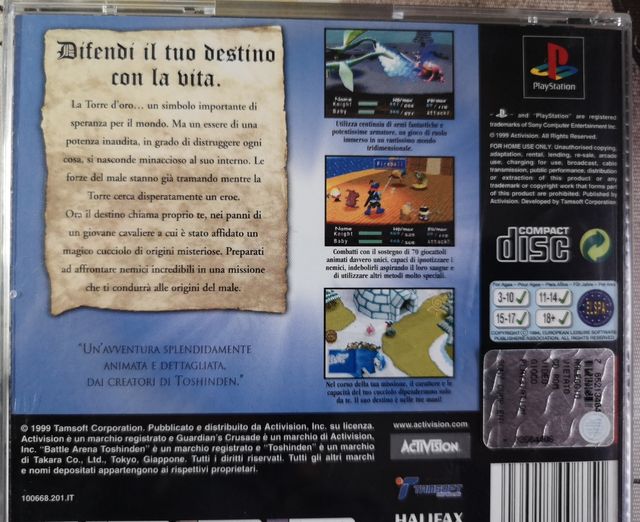 Guardian's Crusade PS1 (PlayStation 1) ITA