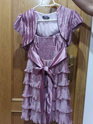 Vestido Bizzia rosa talla M