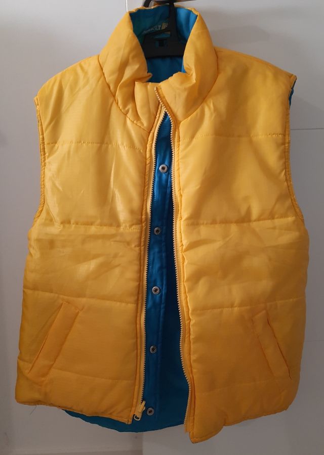 Chaleco Renault F1 Reversible Azul/Amarillo