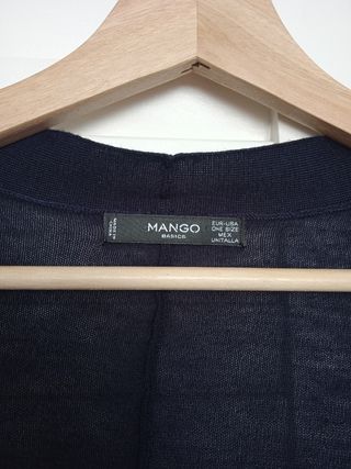 Chaqueta Mango Rayas Azul Blanco Talla Única