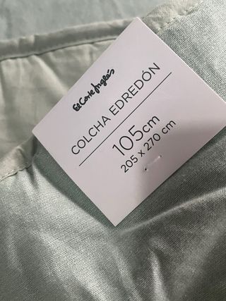 Colcha/Edredón Verde El Corte Inglés