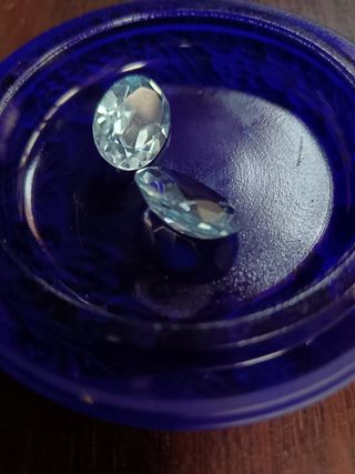 Topazio Azzurro e Bianco