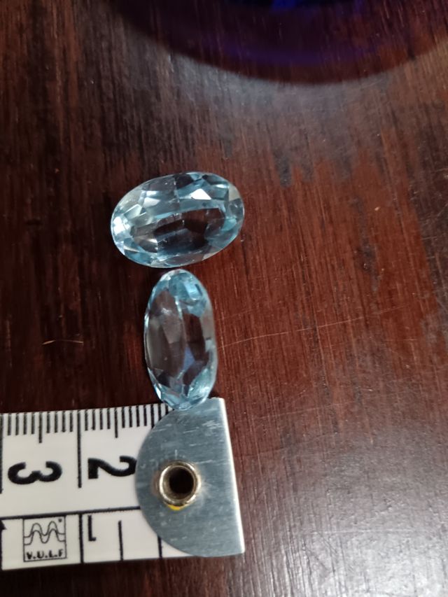 Topazio Azzurro e Bianco