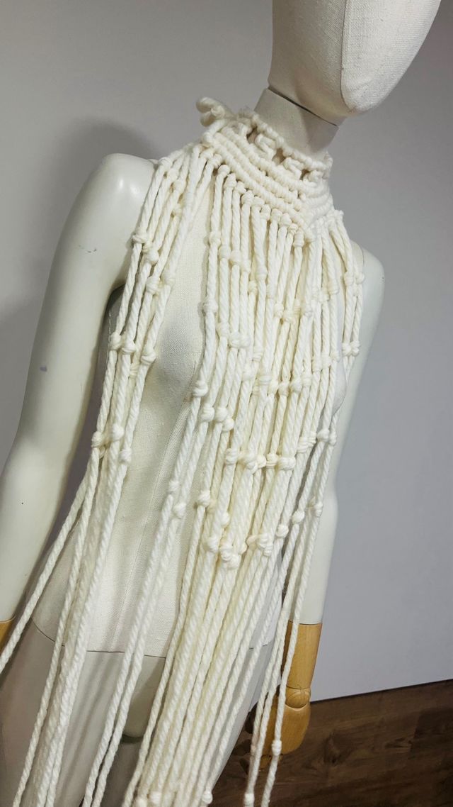 Bandana larga de lana