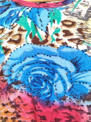Camiseta Natura floral animal print M