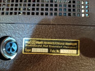 Hofner Galaxie 176 1965 + cabezal Sennheiser 1955