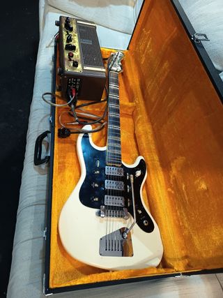 Hofner Galaxie 176 1965 + cabezal Sennheiser 1955