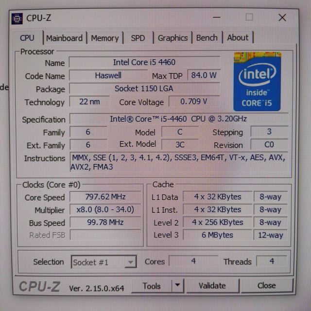 Intel i5-4460 + cooler + pasta