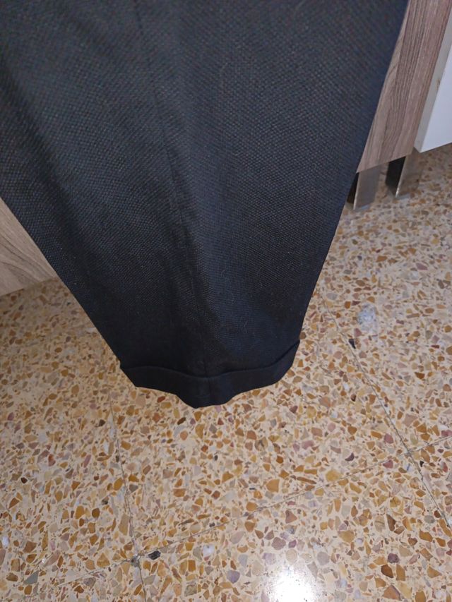 Pantalón de vestir hombre negro.