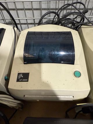 Impresora de etiquetas Zebra Beige/Negro