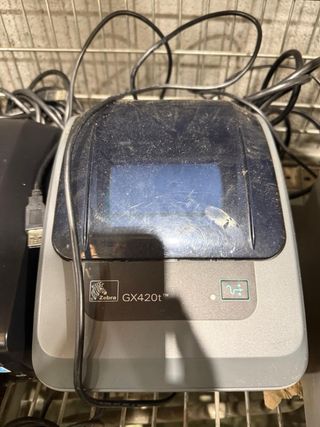 Impresora de etiquetas Zebra Beige/Negro