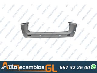 PARAGOLPES TRASERO IMPRIMADO CHASIS LARGO (CON AGUJEROS PARA SENSORES) CITROEN JUMPY 2007-