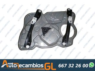 ELEVALUNAS ELECTRICO + PANEL, ELECTRICO, DELANTERO IZQUIERDO (5 PUERTAS) (SIN MOTOR) SKODA OCTAVIA II 2004-
