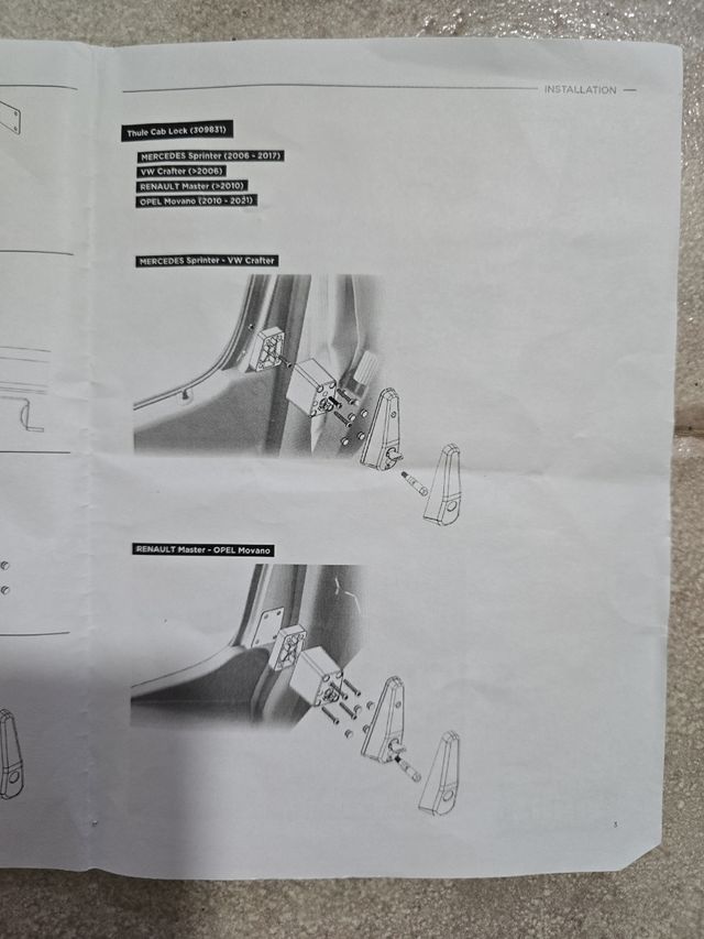 Cerraduras Thule Cab Lock X2