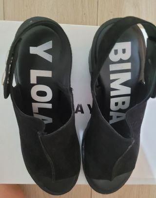 Sandalias Bimba y Lola Negras Talla 38