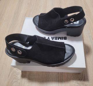 Sandalias Bimba y Lola Negras Talla 38