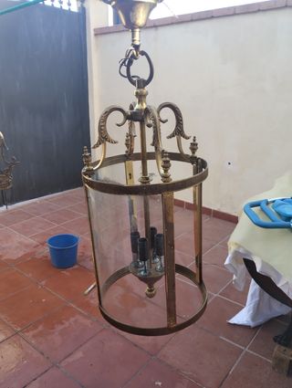 Lámpara de techo de latón