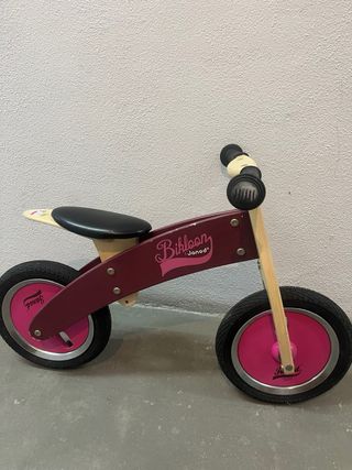 Bicicleta de madera Janod sin pedales