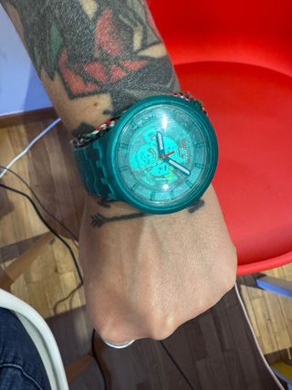 Reloj Swatch Joy Turquesa- Verde