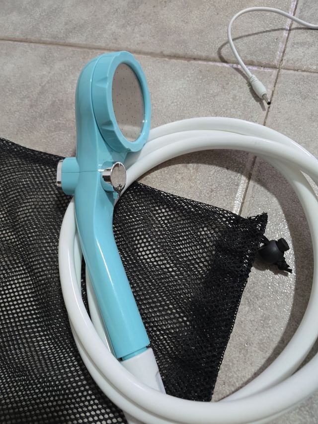 Bomba Ducha Eléctrica Portátil Camper Playa