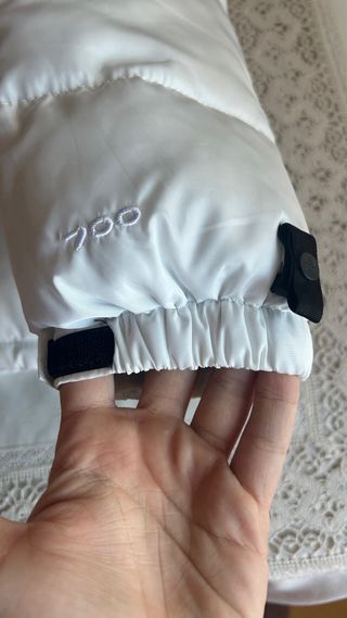 Abrigo The North Face blanco talla M-L