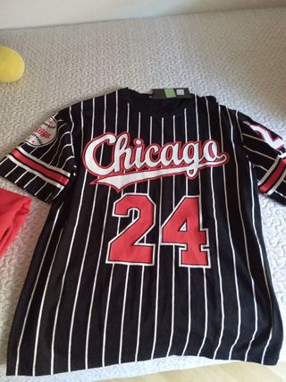Camiseta Béisbol Chicago Talla M