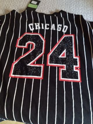 Camiseta Béisbol Chicago Talla M