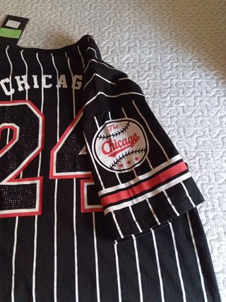 Camiseta Béisbol Chicago Talla M